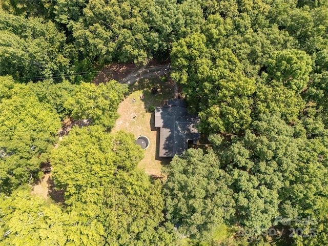 6115 Campbell Rd, York, SC 29745 - bird's eye view of a heavily wooded area