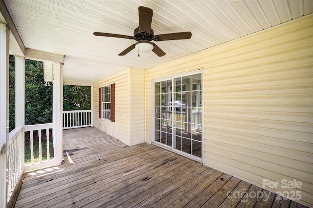 508 Bridgestone Ln, Rock Hill, SC 29730 - wooden terrace featuring ceiling fan