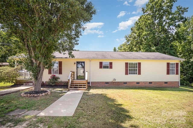 508 Bridgestone Ln, Rock Hill, SC 29730 - view of front of property featuring crawl space and a front yard