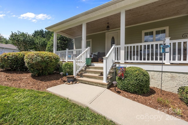 1006 Pin Oak Trl Unit 5, Hendersonville, NC 28739 - entrance to property featuring covered porch