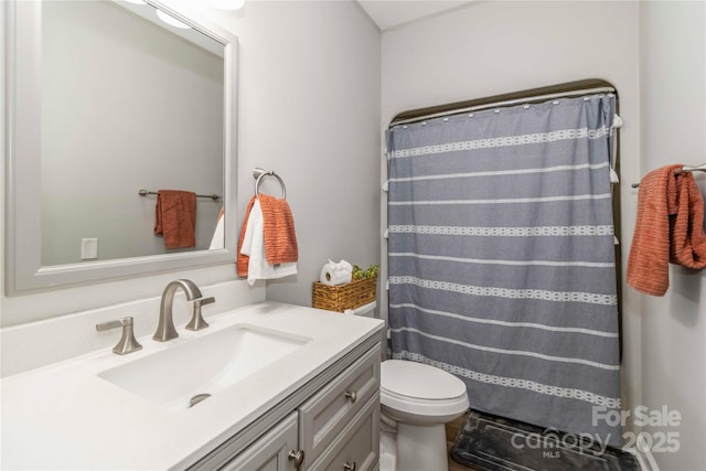202 Gum St, Pageland, SC 29728 - bathroom with vanity and a shower with curtain