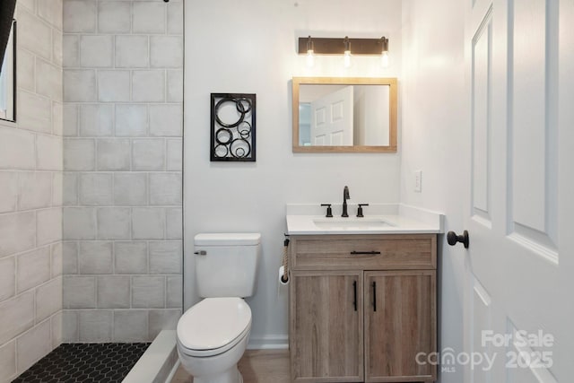 5420 Gwynne Ave, Charlotte, NC 28205 - bathroom with vanity and toilet