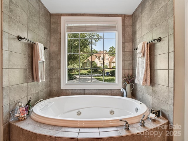 145 Fernbrook Way, Hendersonville, NC 28791 - bathroom featuring a jetted tub