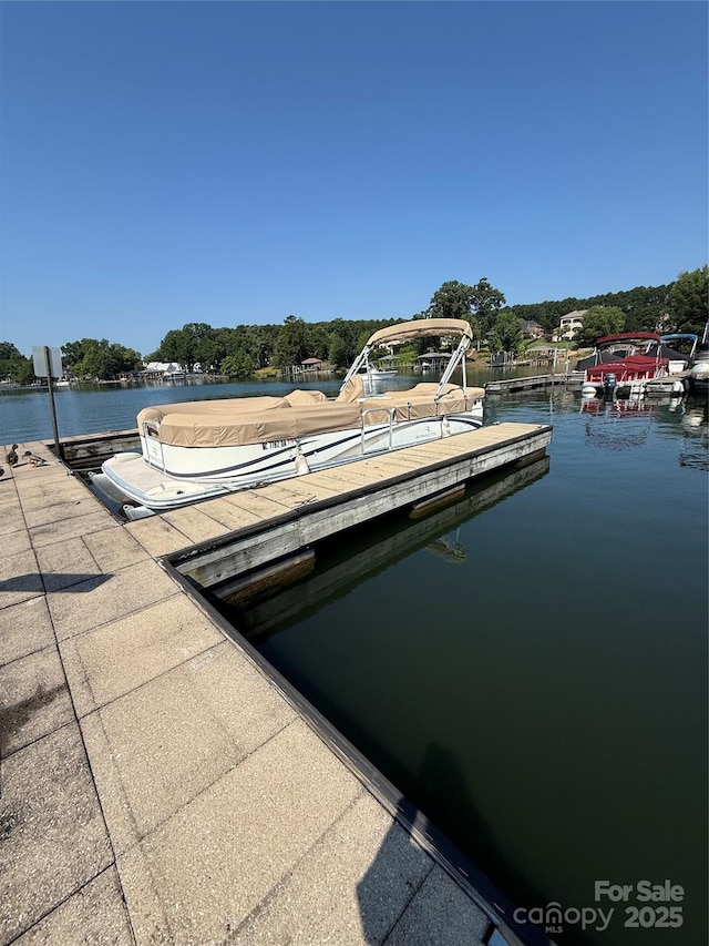 18511 Harborside Dr, Cornelius, NC 28031 - dock with a water view