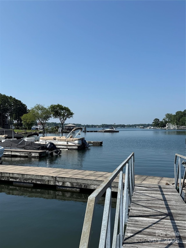 18511 Harborside Dr, Cornelius, NC 28031 - dock area with a water view