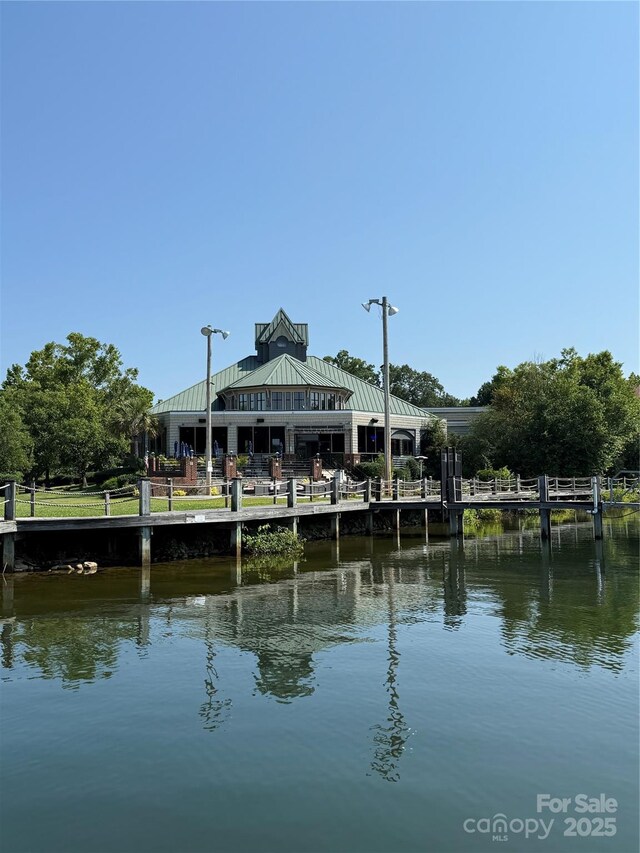 18511 Harborside Dr, Cornelius, NC 28031 - dock area with a water view
