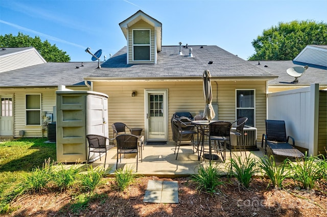 1504 Harpers Inlet Dr, Lake Wylie, SC 29710 - back of house featuring a patio and roof with shingles