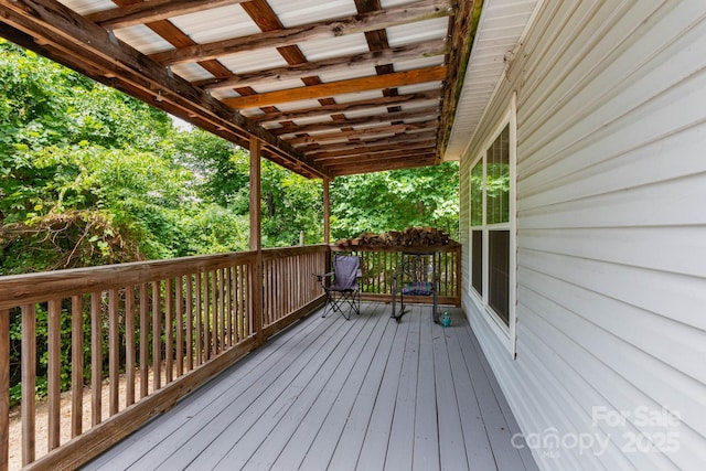 16 Rusty Clay Rdg, Fairview, NC 28730 - view of wooden terrace