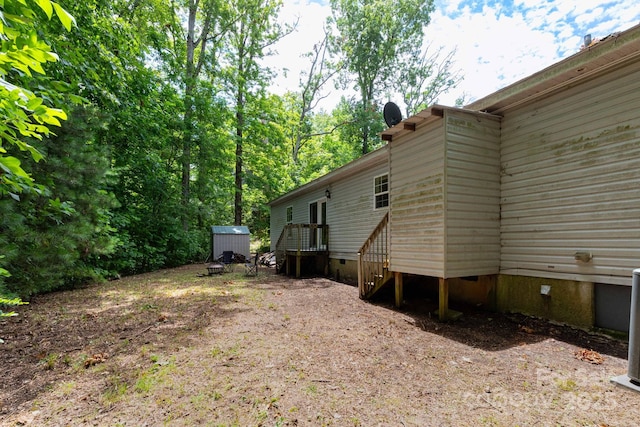 16 Rusty Clay Rdg, Fairview, NC 28730 - view of yard with a storage unit