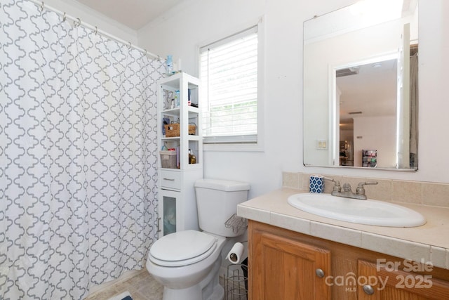 16 Rusty Clay Rdg, Fairview, NC 28730 - bathroom with vanity and a shower with shower curtain