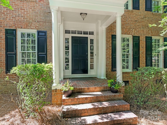 10333 Scott Gate Ct, Charlotte, NC 28277 - entrance to property featuring brick siding