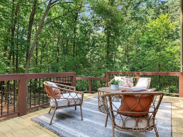 10333 Scott Gate Ct, Charlotte, NC 28277 - view of wooden terrace