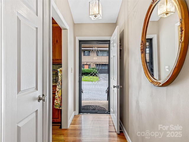 128 View De Lake Dr, Etowah, NC 28729 - foyer entrance featuring light wood finished floors