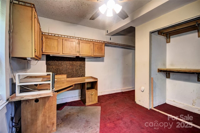161 Pandora Cir, Canton, NC 28716 - below grade area featuring dark carpet and a ceiling fan
