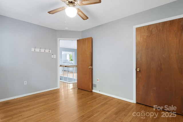 55 Lookout Dr, Asheville, NC 28804 - unfurnished room featuring light wood-style floors and ceiling fan