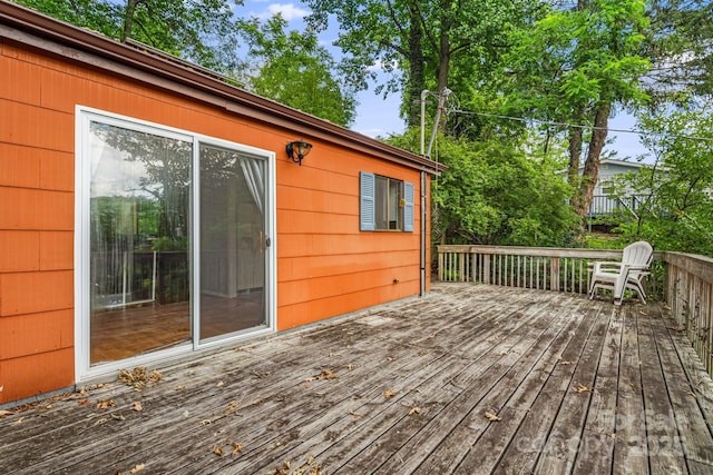 55 Lookout Dr, Asheville, NC 28804 - view of wooden terrace