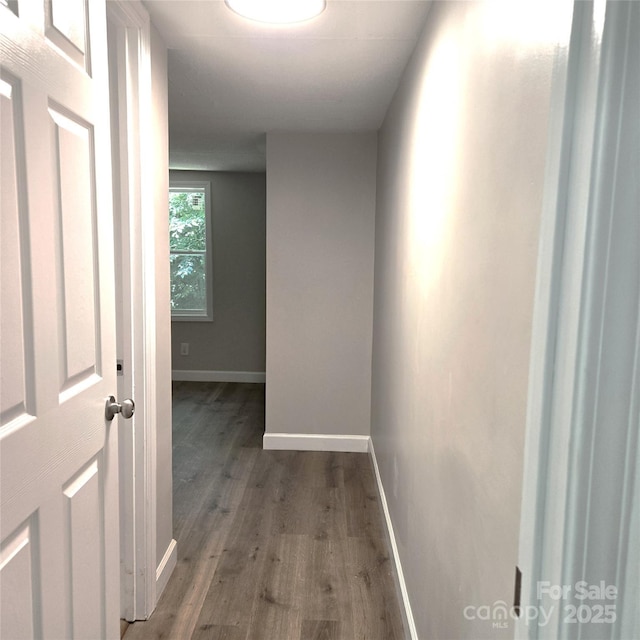 105 Damron Ln Unit 20, Harmony, NC 28634 - corridor with baseboards and wood finished floors