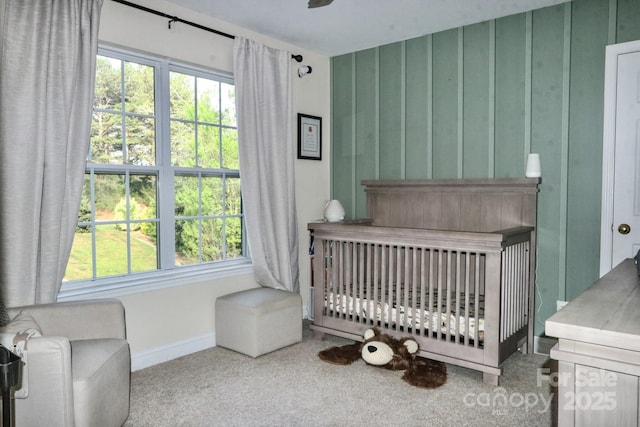 111 Painted Bunting Dr, Troutman, NC 28166 - carpeted bedroom with multiple windows and a crib