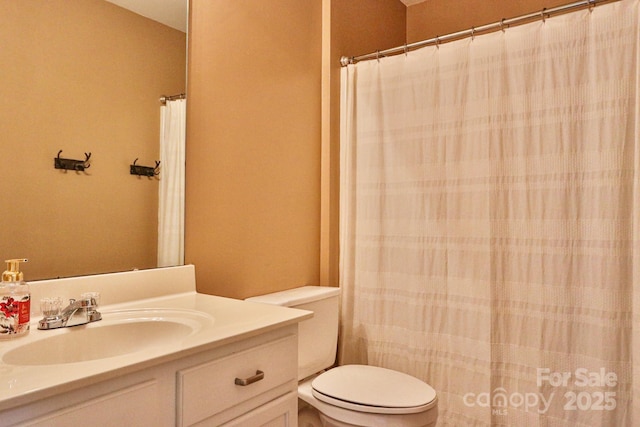 111 Painted Bunting Dr, Troutman, NC 28166 - bathroom featuring vanity and a shower with curtain