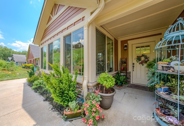 38 Westfield Way, Candler, NC 28715 - property entrance featuring stone siding