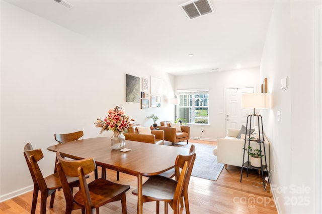 6507 Revolutionary Trl, Charlotte, NC 28217 - dining area featuring light wood finished floors