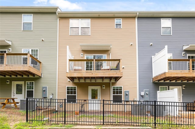 6507 Revolutionary Trl, Charlotte, NC 28217 - rear view of property with a balcony
