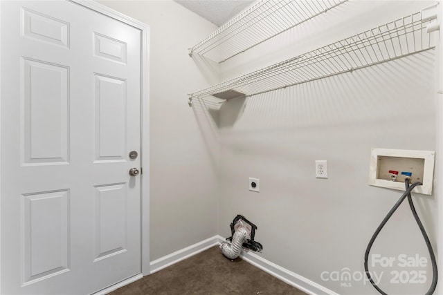 8724 Tweedsmuir Glen Ln, Charlotte, NC 28215 - laundry area featuring hookup for an electric dryer and hookup for a washing machine