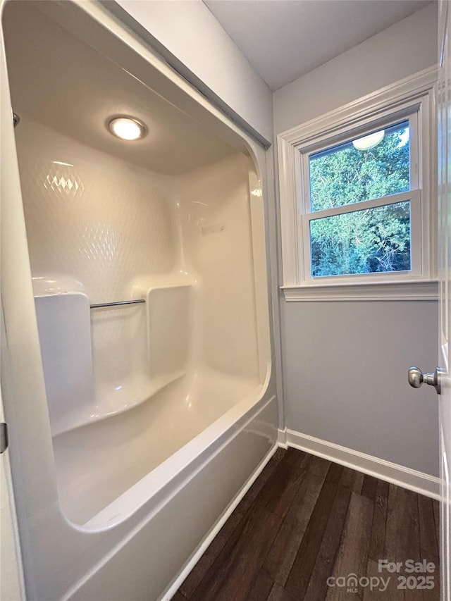 1335 33rd Avenue Dr NE, Hickory, NC 28601 - full bath with baseboards and wood finished floors