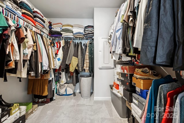 5008 Calvine Mill Way, Charlotte, NC 28205 - walk in closet featuring carpet