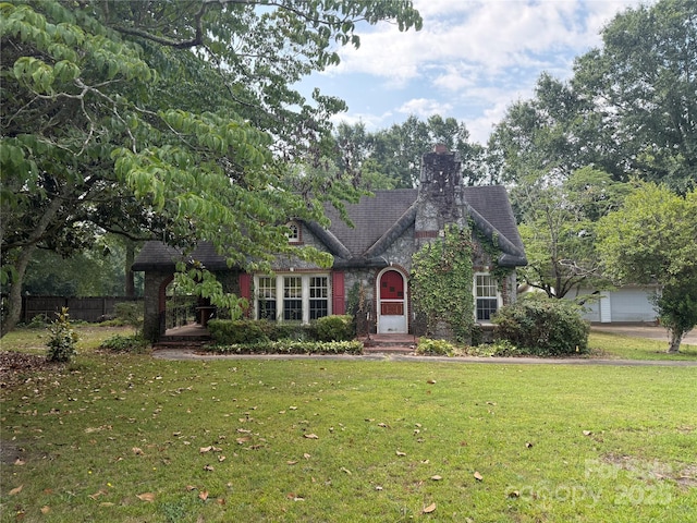 3985 1st Ave SW, Hickory, NC 28602 - tudor home with a chimney