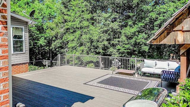 133 Sassafras Hill Dr, Rutherfordton, NC 28139 - deck featuring an outdoor hangout area