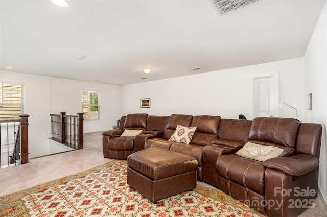 11225 Black Brant Ln, Charlotte, NC 28278 - carpeted living room featuring recessed lighting