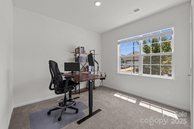 2036 Vanderlyn St, Monroe, NC 28112 - office area featuring carpet floors
