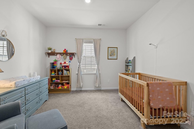2036 Vanderlyn St, Monroe, NC 28112 - bedroom with a crib and carpet flooring
