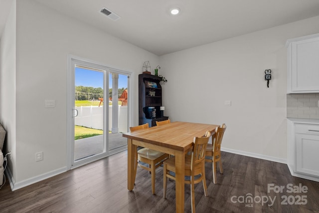2036 Vanderlyn St, Monroe, NC 28112 - dining space featuring dark wood-style floors and recessed lighting