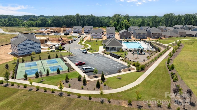 2036 Vanderlyn St, Monroe, NC 28112 - drone / aerial view of a pool