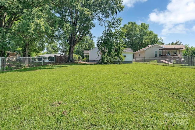 6208 Karenstone Dr, Charlotte, NC 28215 - view of fenced backyard