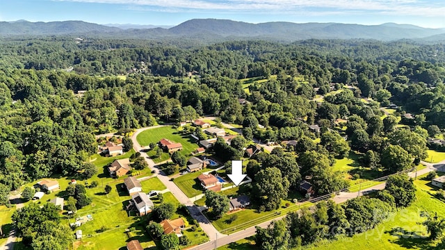 601 Pennell St NE, Lenoir, NC 28645 - bird's eye view of a mountain backdrop