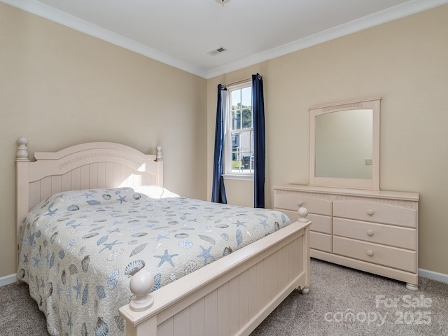 15739 Circlegreen Dr, Charlotte, NC 28273 - carpeted bedroom with crown molding and baseboards