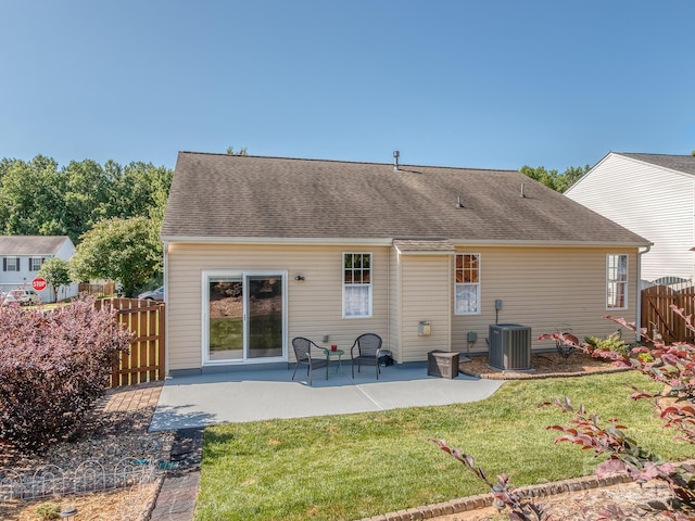 15739 Circlegreen Dr, Charlotte, NC 28273 - back of property featuring a patio and a shingled roof