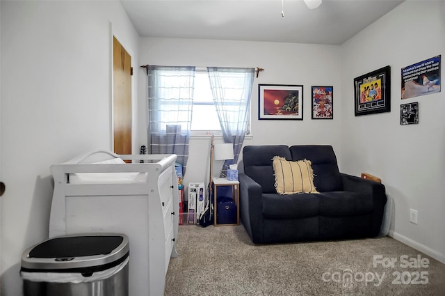 113 N Academy St, Mooresboro, NC 28114 - washroom featuring carpet flooring and ceiling fan