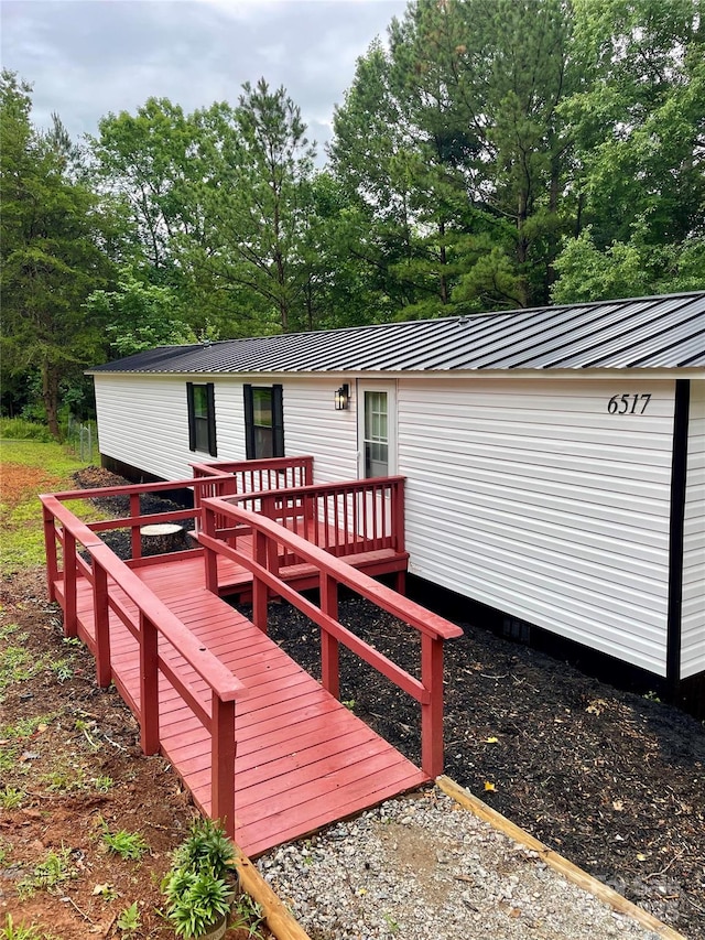 6517 Helens Way, Denver, NC 28037 - view of wooden terrace