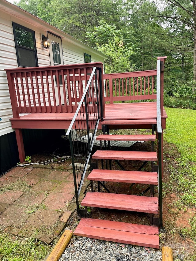 6517 Helens Way, Denver, NC 28037 - view of wooden terrace