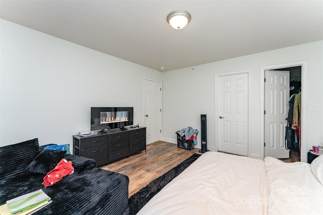 5914 Redding Rd, Charlotte, NC 28216 - bedroom featuring wood finished floors and baseboards