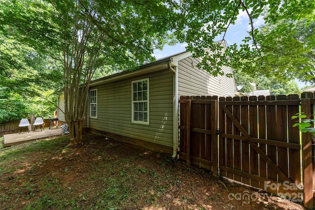 5914 Redding Rd, Charlotte, NC 28216 - view of side of property featuring a gate