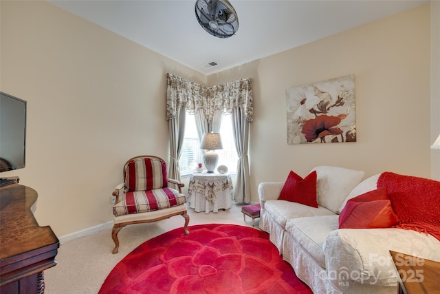 1930 Caprington Dr, Fort Mill, SC 29707 - living room featuring carpet floors and baseboards