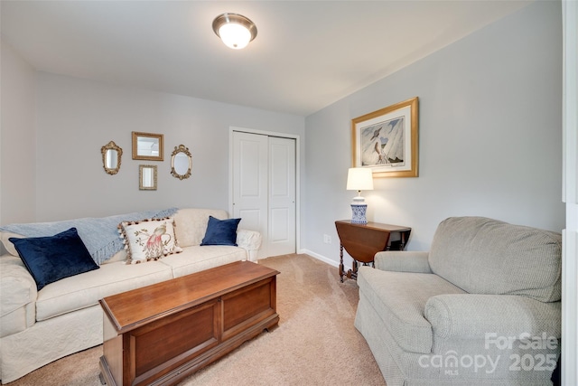 1930 Caprington Dr, Fort Mill, SC 29707 - living area featuring light colored carpet and baseboards