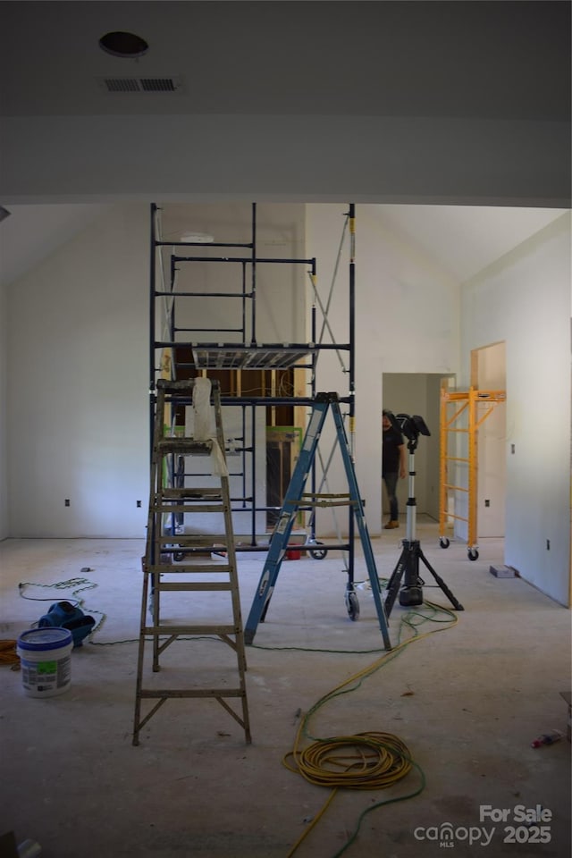 960 Johnson Rd, Columbus, NC 28722 - unfurnished room with lofted ceiling
