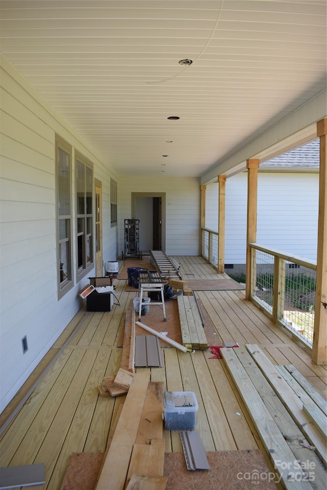 960 Johnson Rd, Columbus, NC 28722 - view of wooden deck
