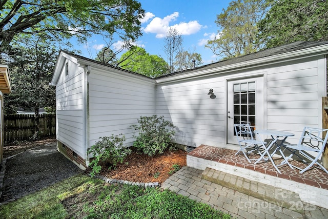 2314 Wolfe St, Charlotte, NC 28205 - doorway to property featuring crawl space